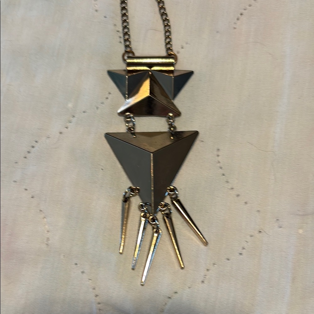 Geometric Gold Necklace